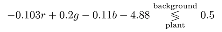 logistic regression equation recovered